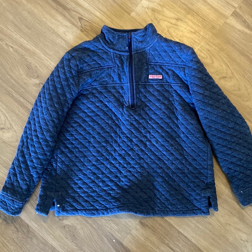Vineyard vines quilted quarter zip size XL